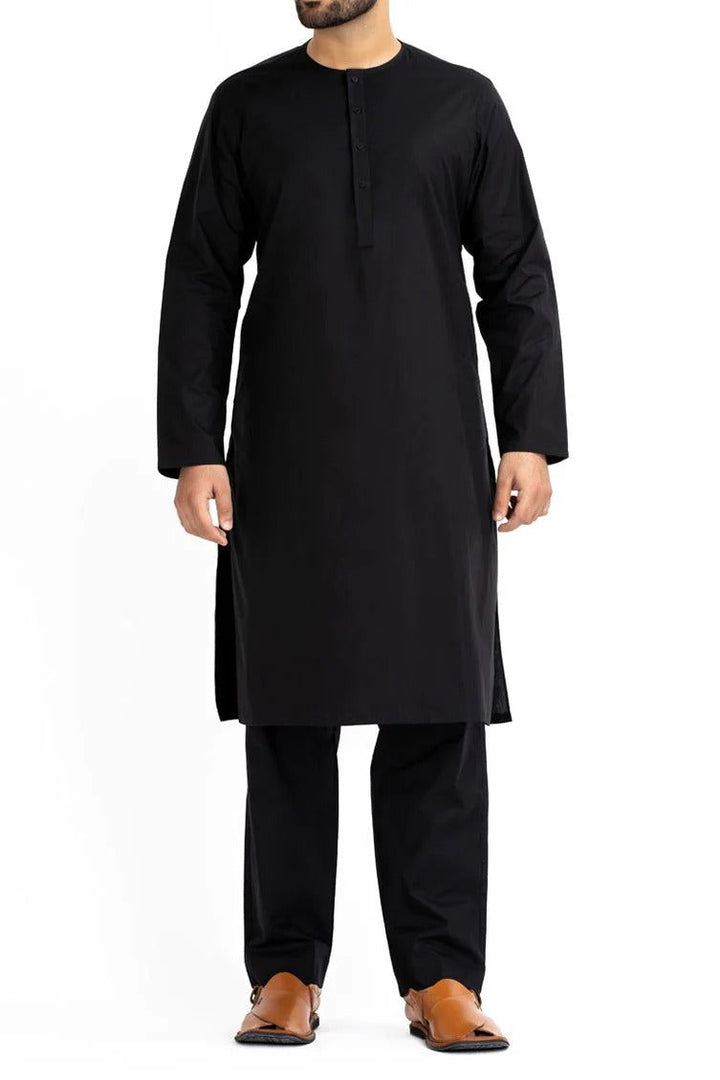 Black Inner Suit - J. Junaid Jamshed