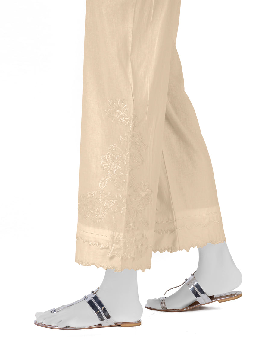 Dyed Beige Trouser - J. Junaid Jamshed