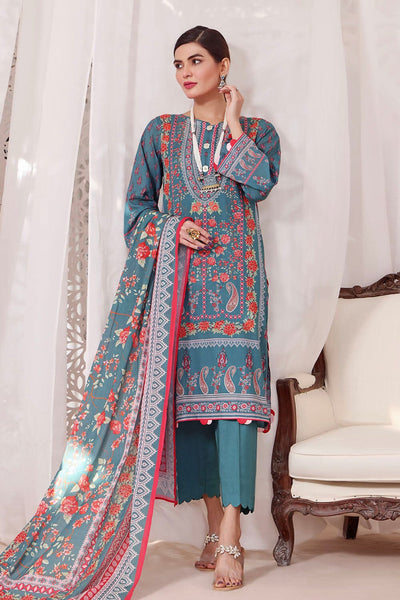 Lawn Zinc 3 Piece Suit - Khas