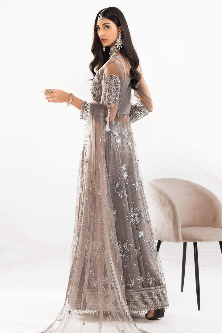 Net Grey 3 Piece Suit - Lawn