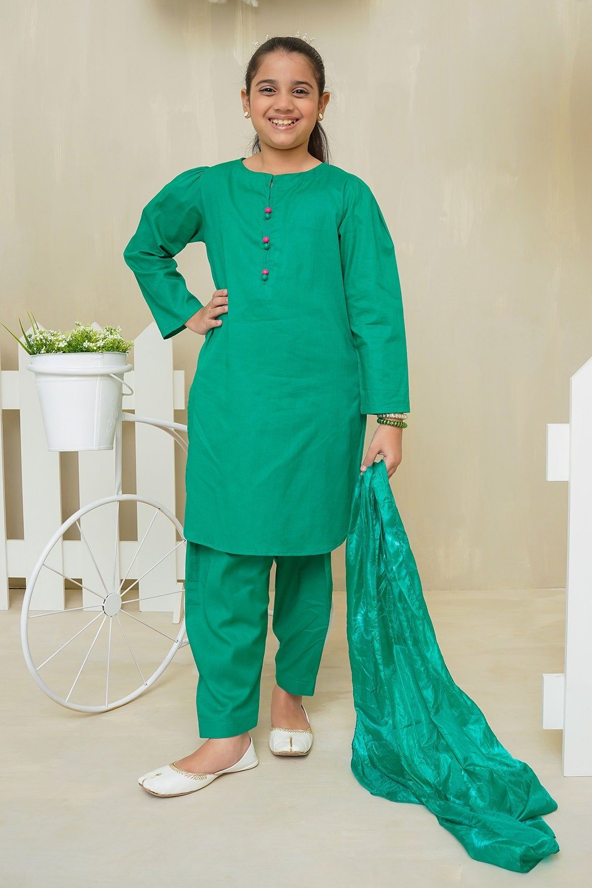 Cotton Green 3 Piece Suit - Ochre