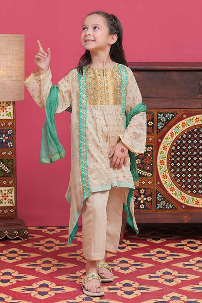 Banarsi Fawn 3 Piece Suit - Senorita