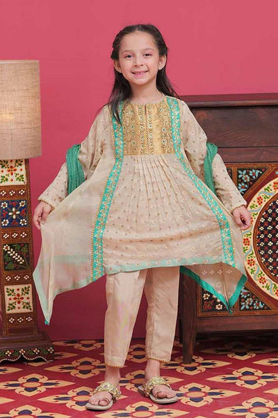 Banarsi Fawn 3 Piece Suit - Senorita