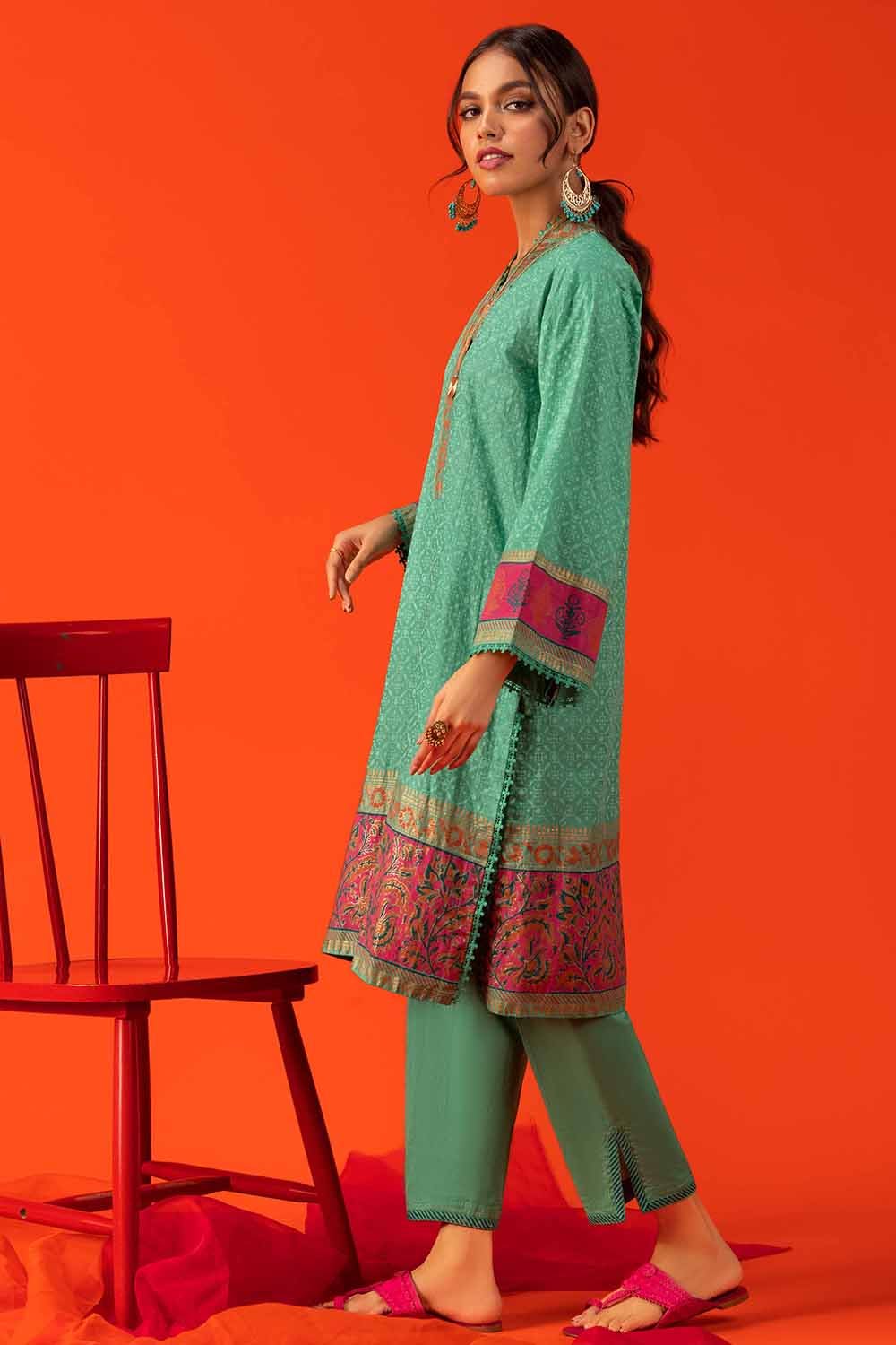 Print Kari Block Printed 2 Piece Suit - Ideas By Gul Ahmed Festive